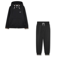 Thumbnail for BOSS Set de pants para niño y teen color negro tribanda