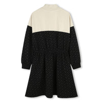 Thumbnail for BOSS Vestido para niña y teen bicolor, allover print logo