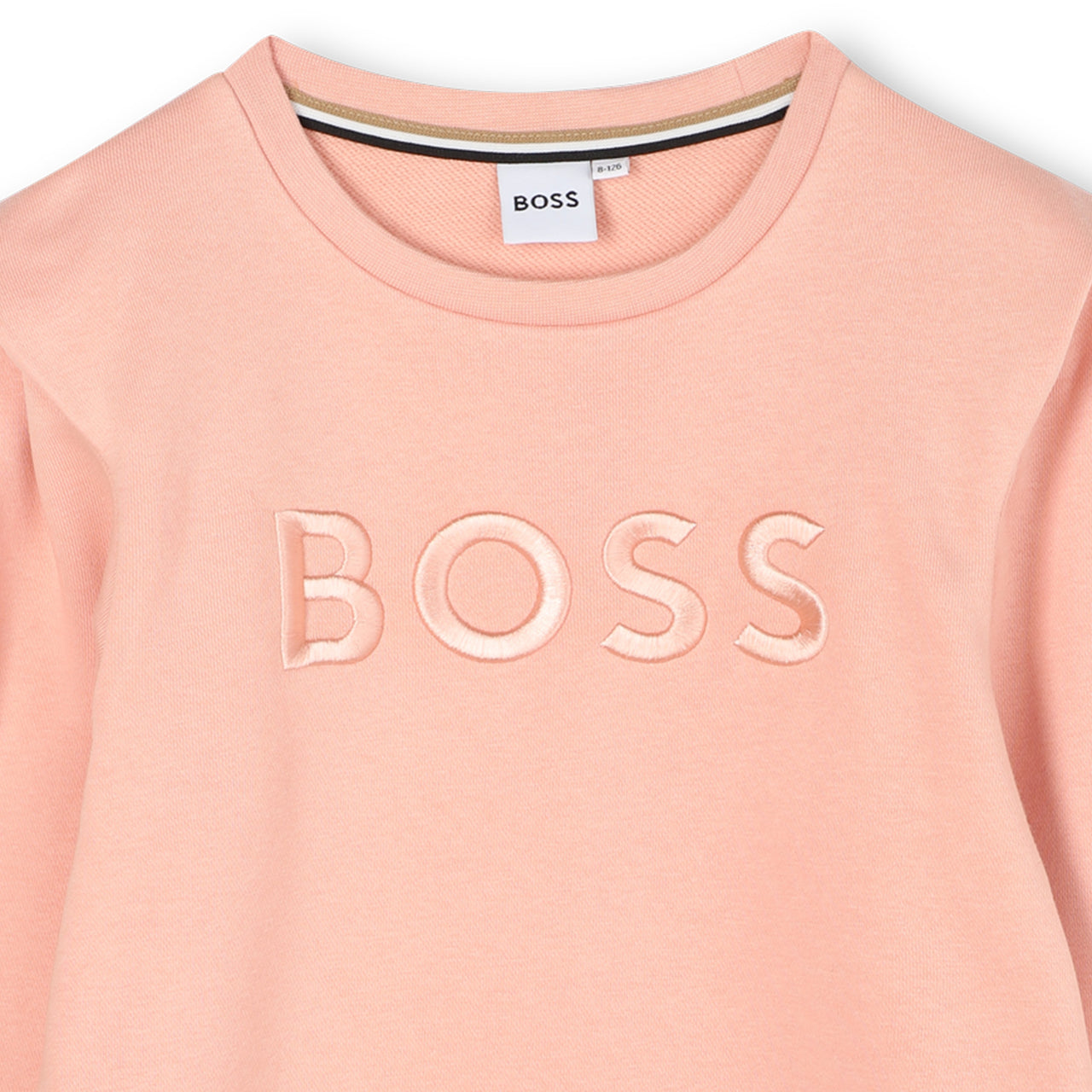 BOSS Vestido para niña y teen tipo sudadera rosa