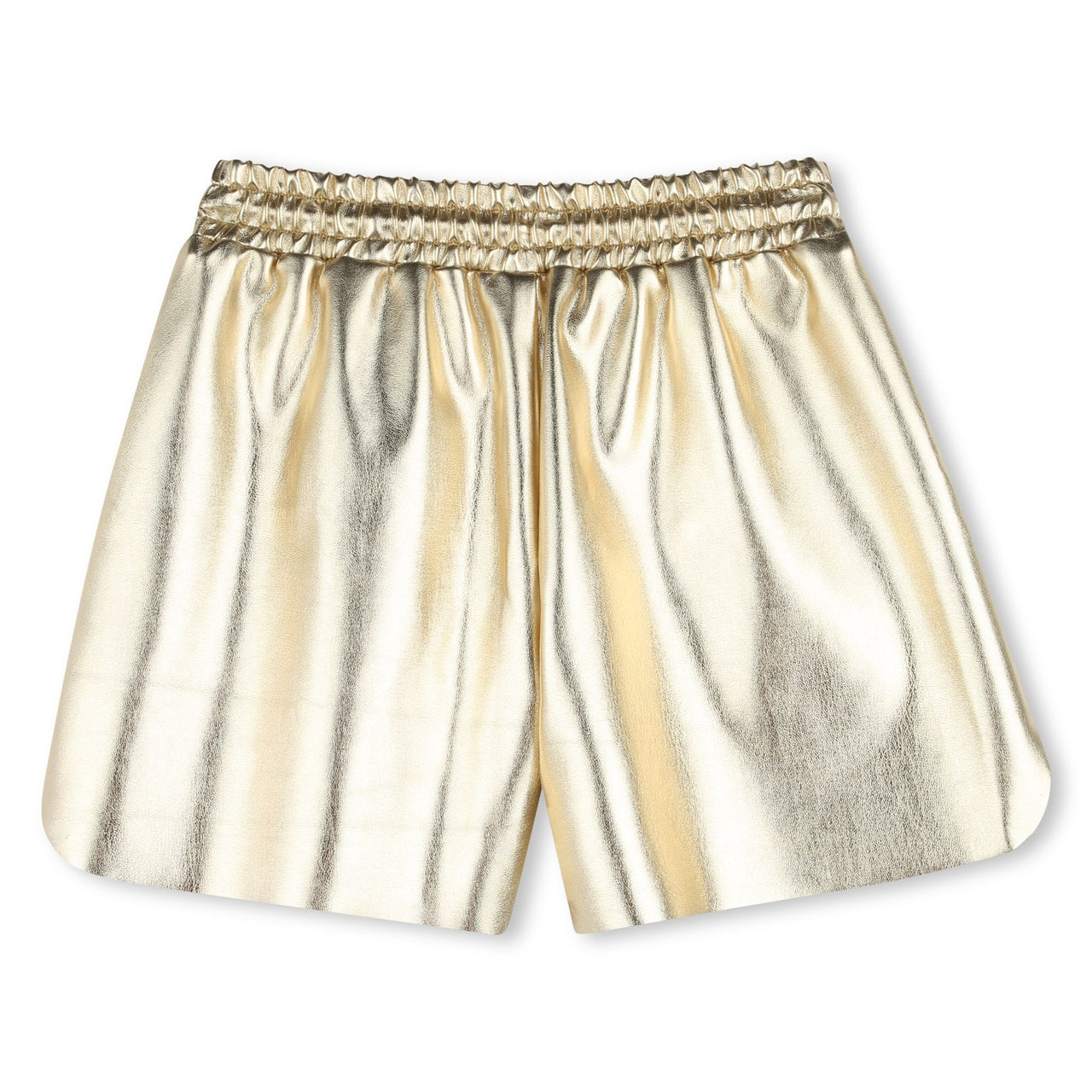 BOSS Short para niña y teen color dorado