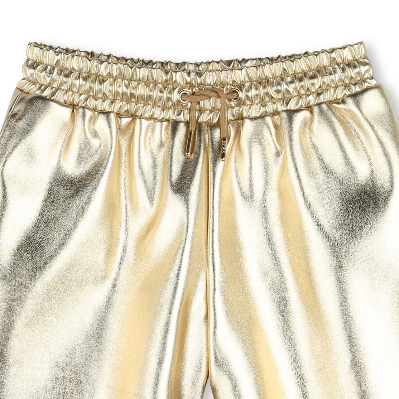 BOSS Short para niña y teen color dorado