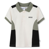 Thumbnail for Boss polo para bebe manga corta multicolor