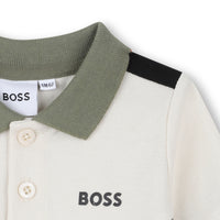 Thumbnail for Boss polo para bebe manga corta multicolor