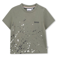 Thumbnail for Boss playera para bebe verde olivo