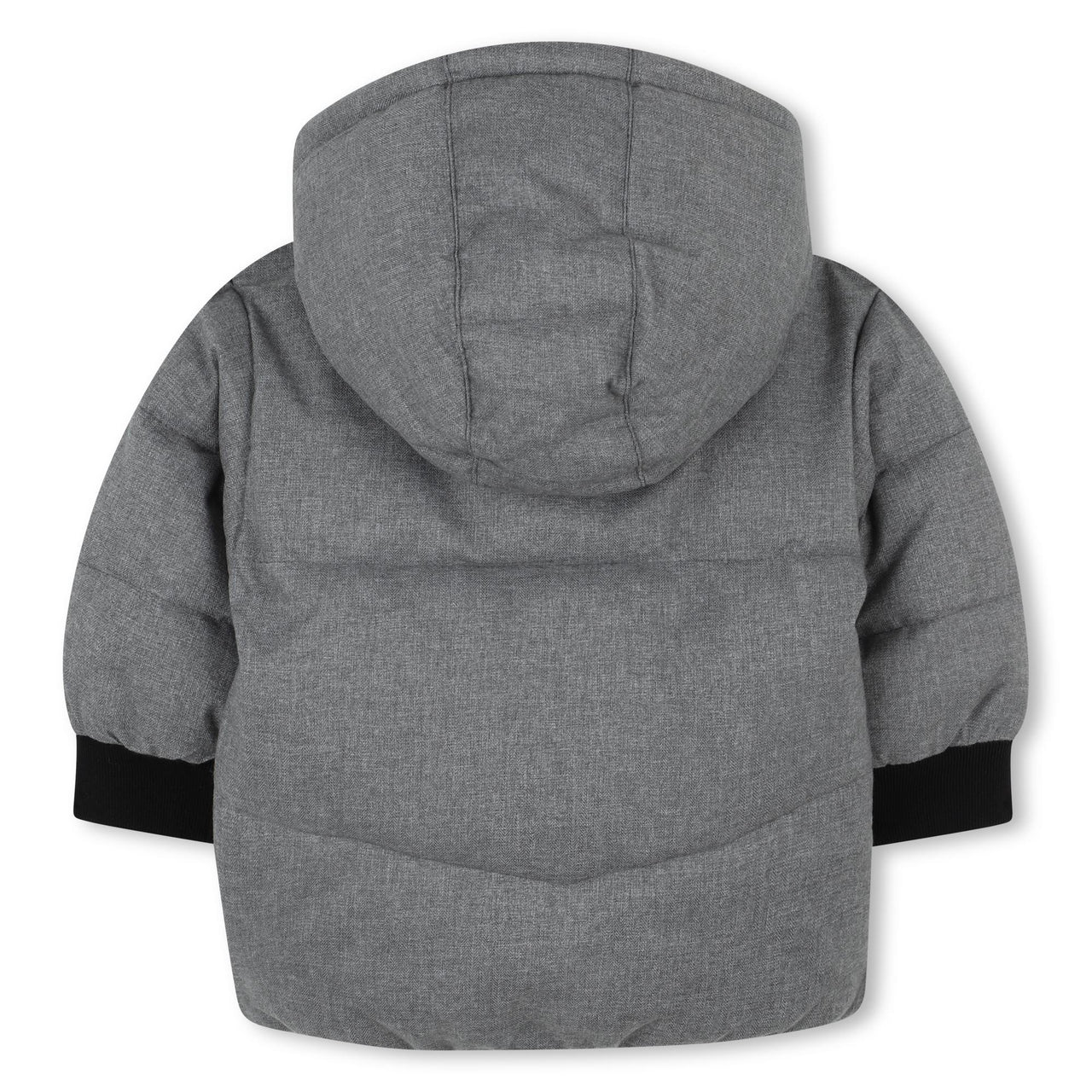 Boss chamarra para bebe gris con capucha