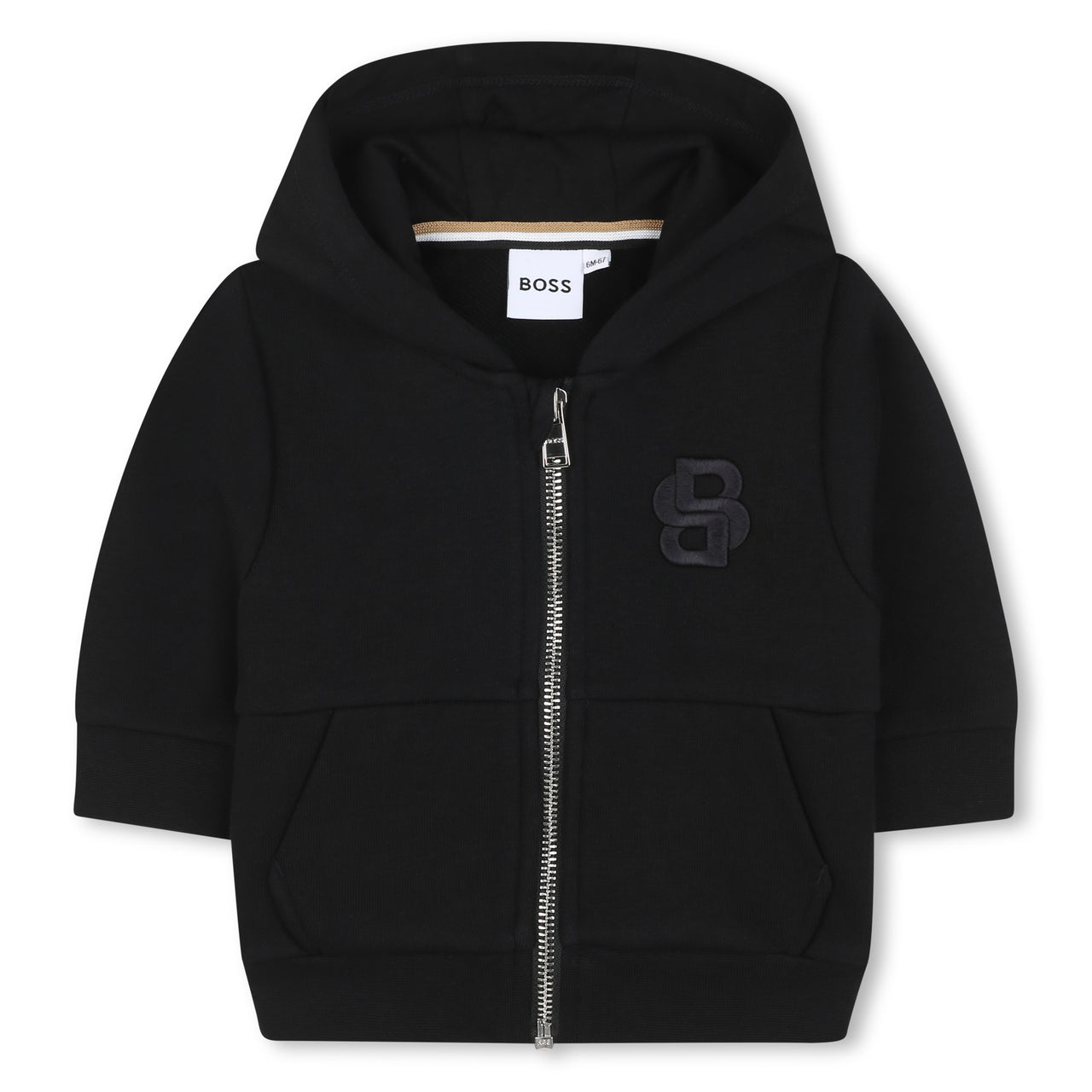 Boss set de pants para bebe color negro