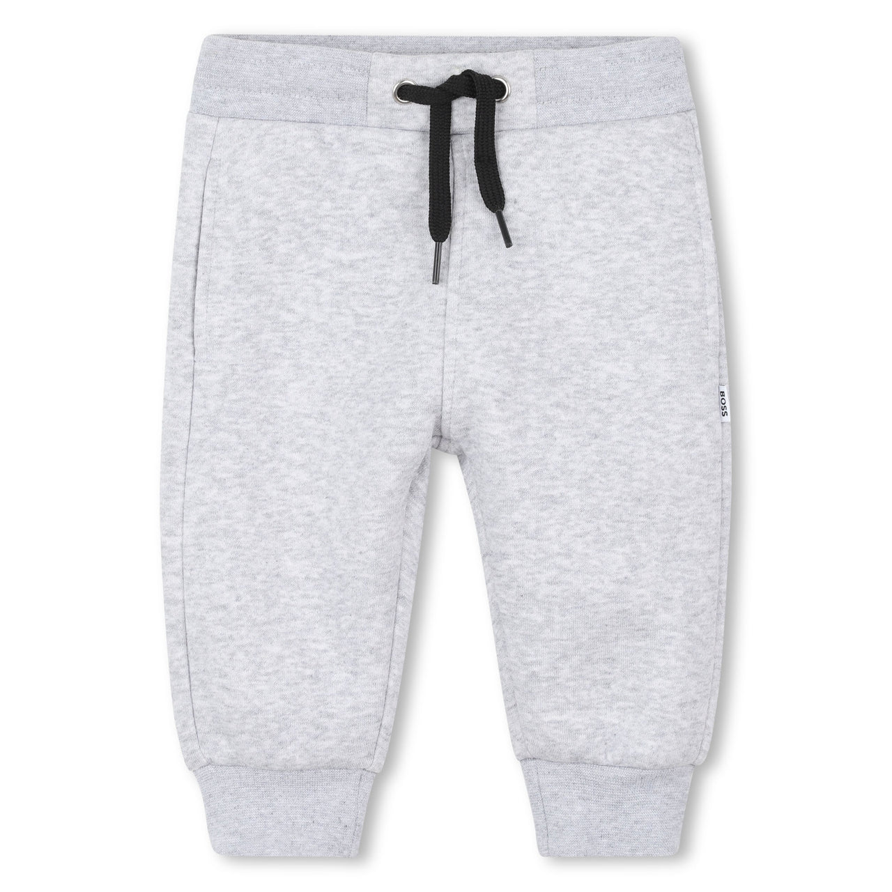 Boss set de pants para bebe color gris