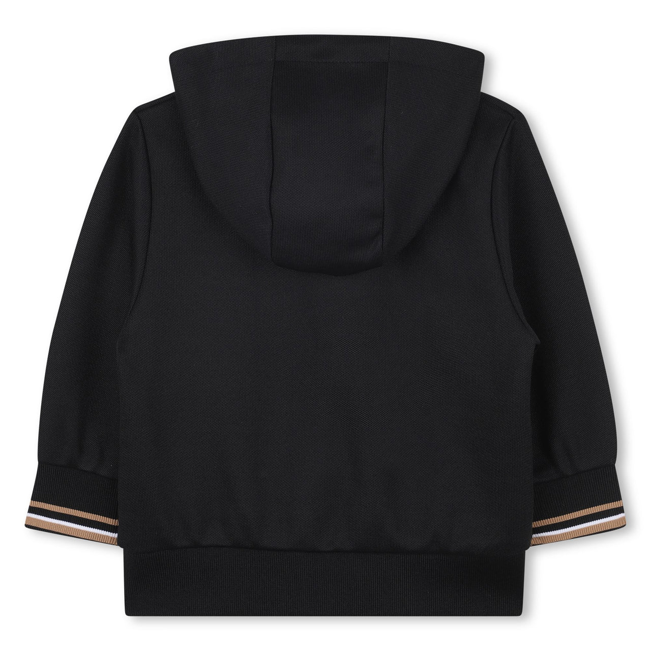 Boss set de pants para bebe color negro tribanda