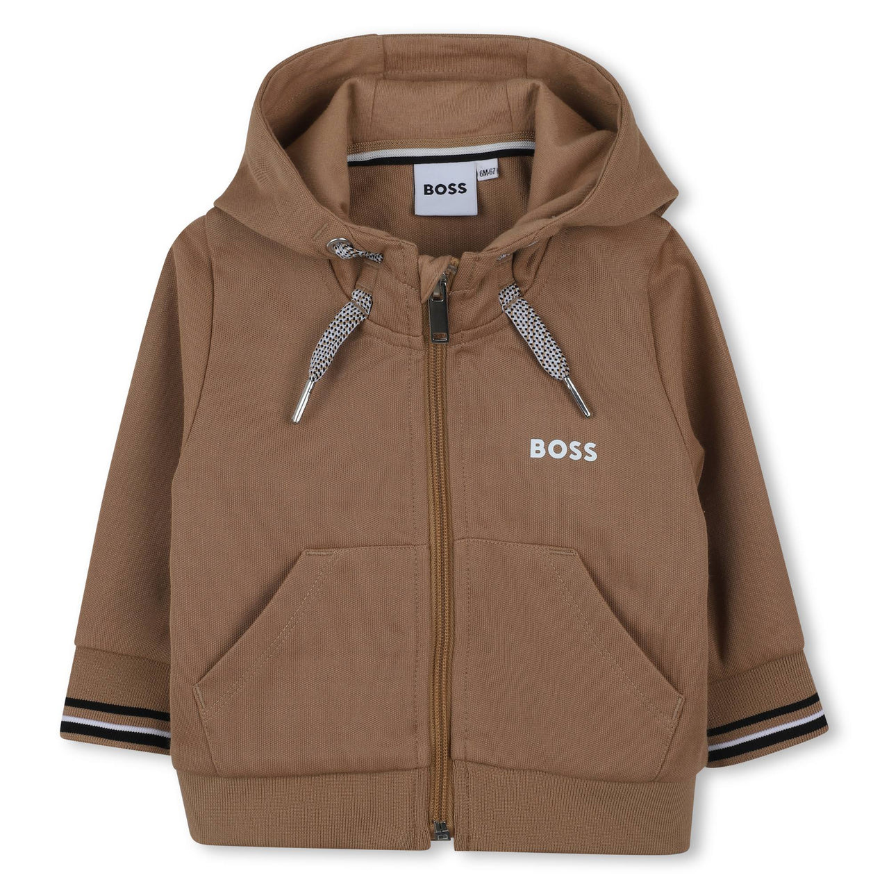 Boss set de pants para bebe color cookie