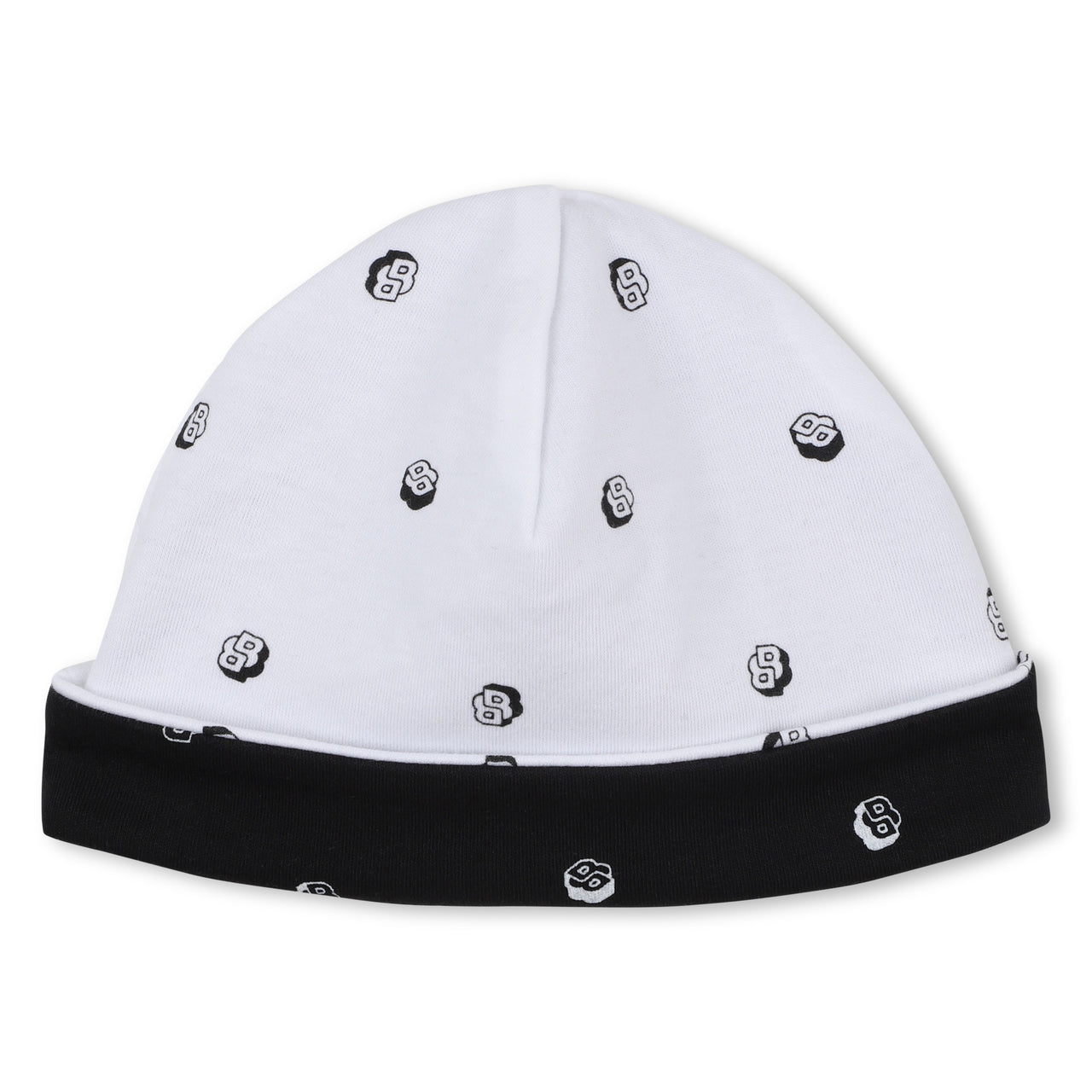 Boss set de mameluco, pañalero y gorrito reversible  para bebe unisex