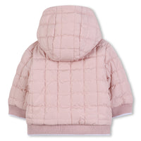 Thumbnail for Boss chamarra para bebe niña con capucha rosa