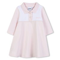 Thumbnail for Boss vestido para bebe rosa tipo polo