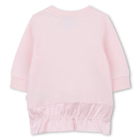 Thumbnail for Boss vestido para bebe rosa tipo sudadera