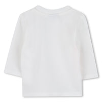 Thumbnail for Boss set de pants con playera rosa para bebe velvet