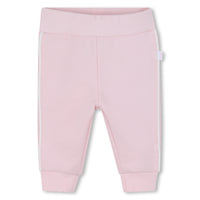 Thumbnail for Boss set de pants con playera rosa para bebe velvet