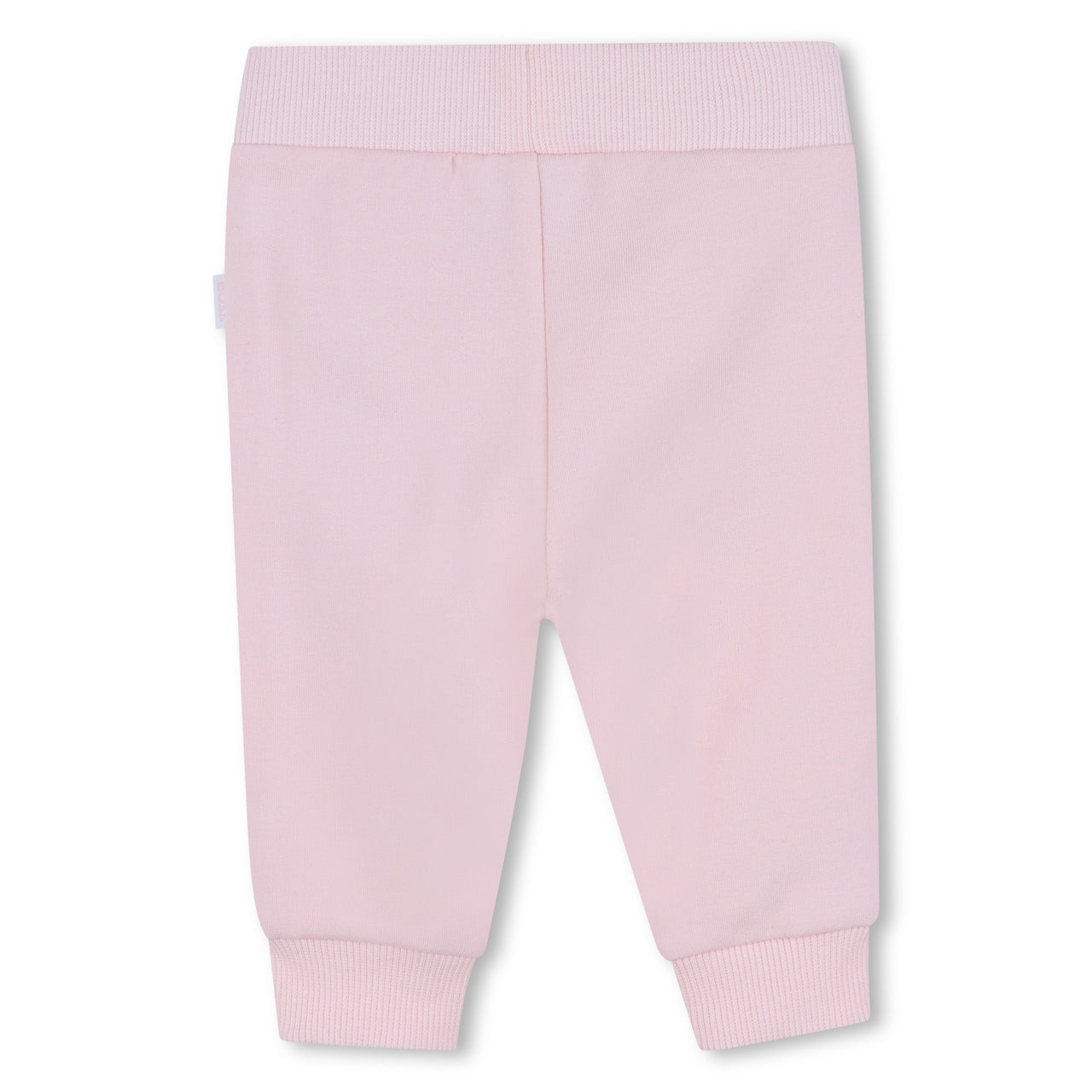 Boss set de pants con playera rosa para bebe velvet
