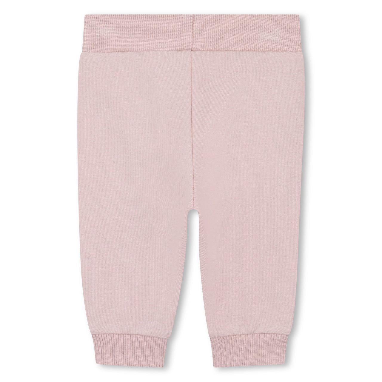 Boss set de pants con playera rosa palido para bebe velvet