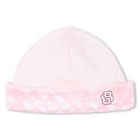 Thumbnail for Boss conjunto para bebe niña consta de 3 piezas, mameluco, gorrito y babero