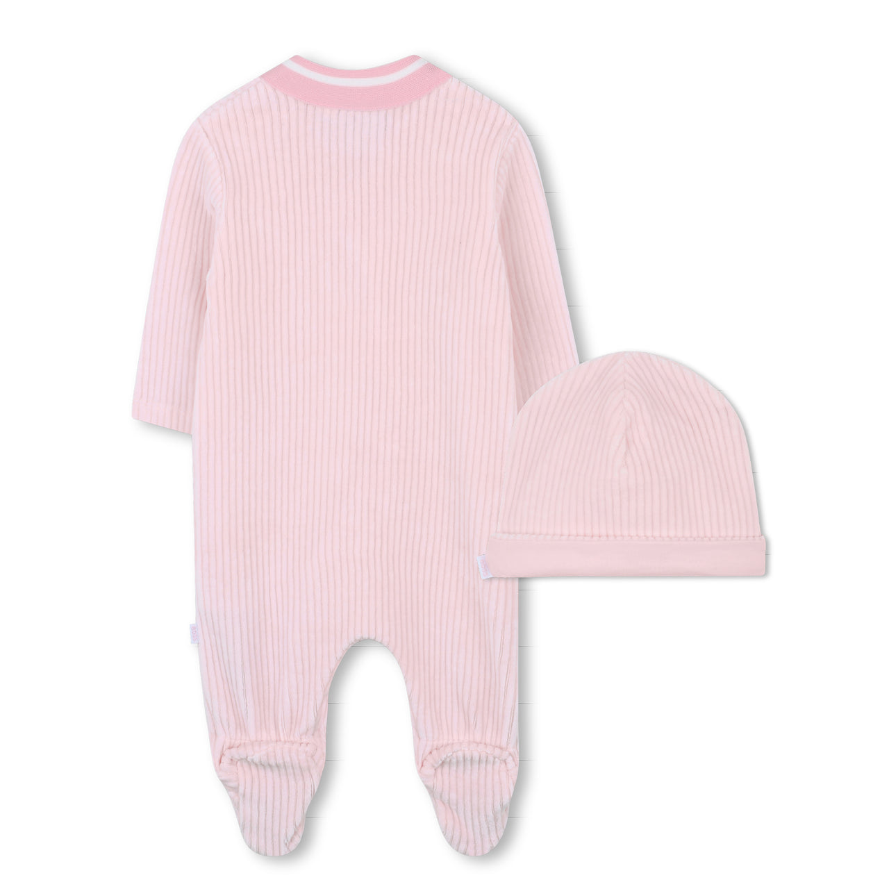 Boss mameluco con gorrito para bebe niña tela muy suave