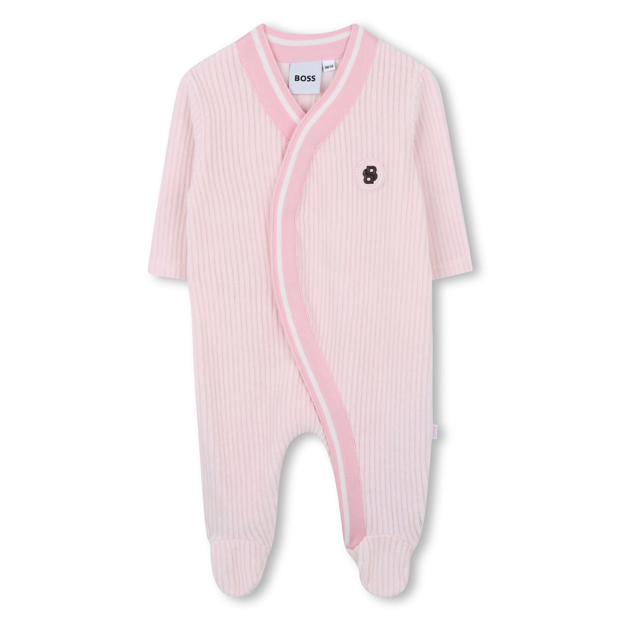 Boss mameluco con gorrito para bebe niña tela muy suave