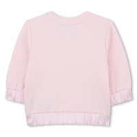 Thumbnail for Boss set de pants con playera rosa para bebe