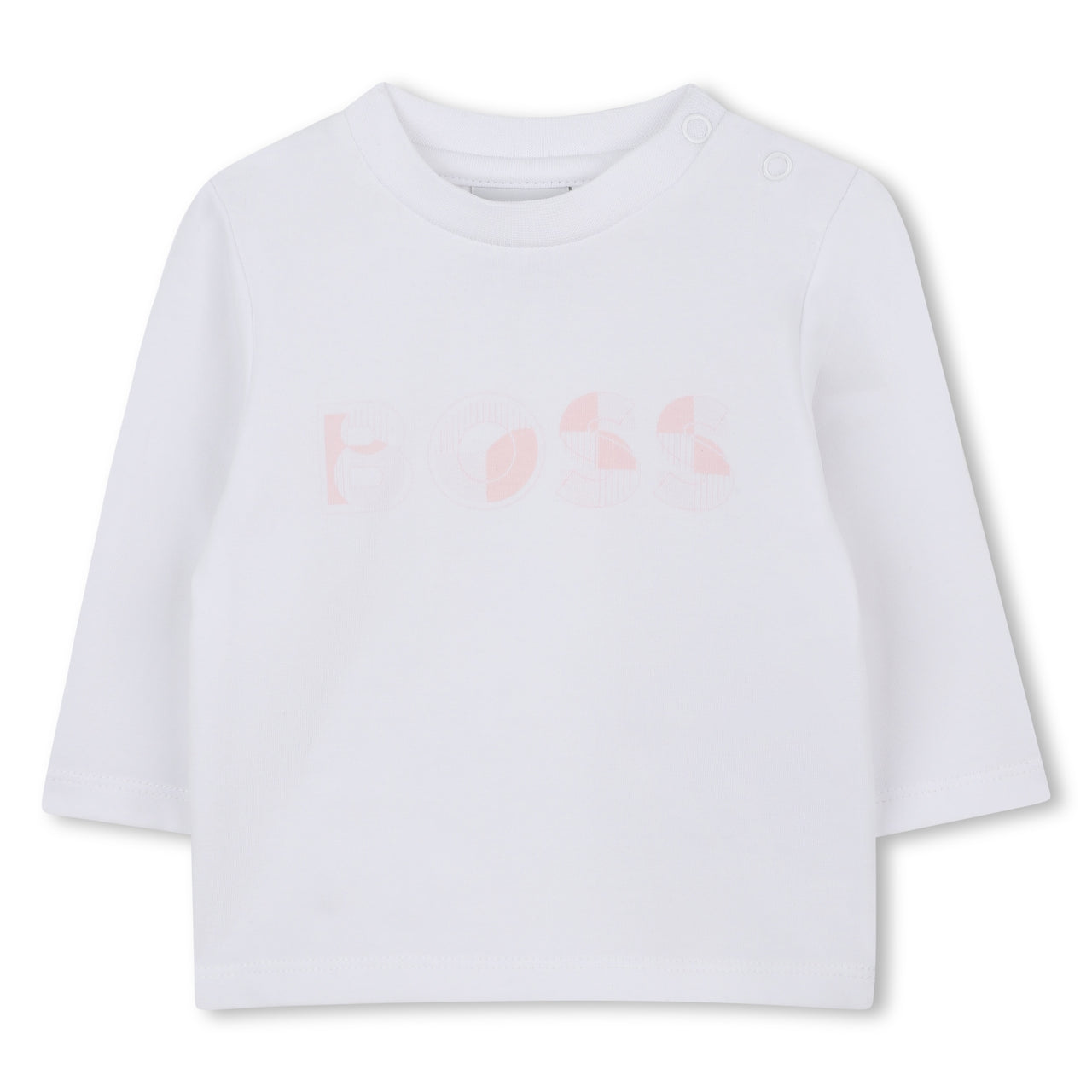 Boss set de pants con playera rosa para bebe