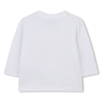 Thumbnail for Boss set de pants con playera rosa para bebe