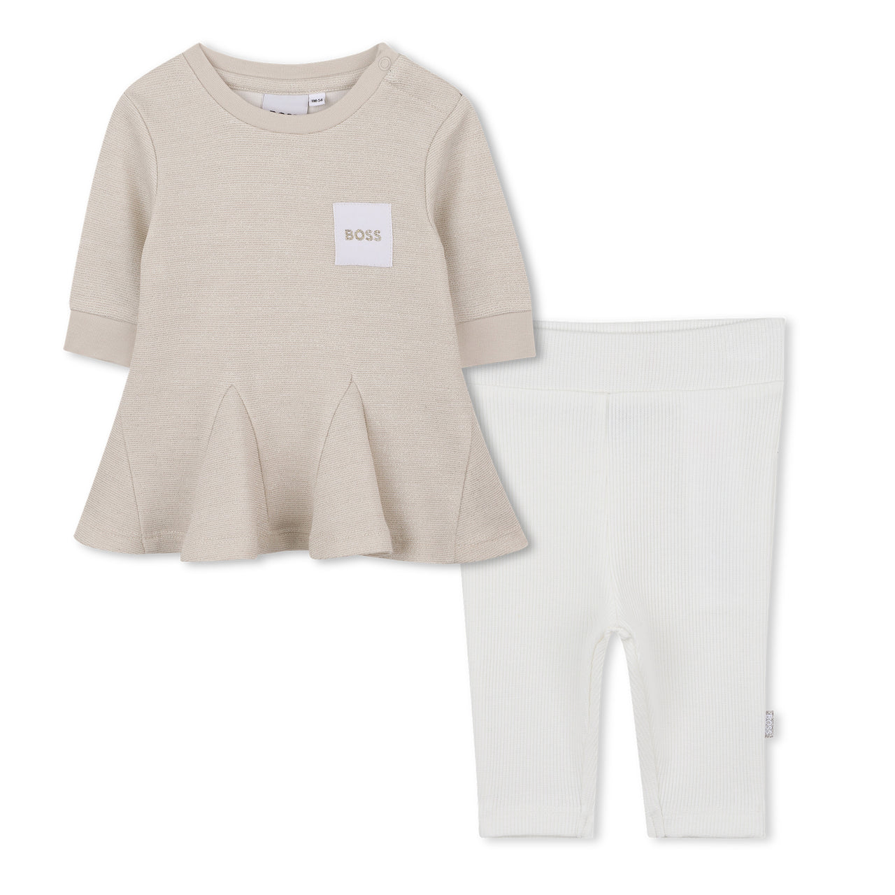 Boss vestido con leggins para bebe