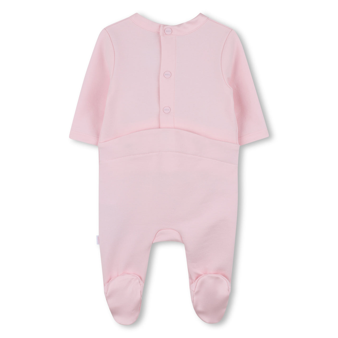 Boss mameluco para bebe niña rosa new logo