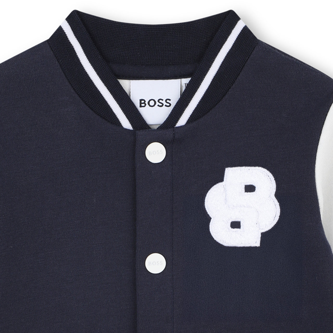 Boss enterito casual para bebe color azul marino
