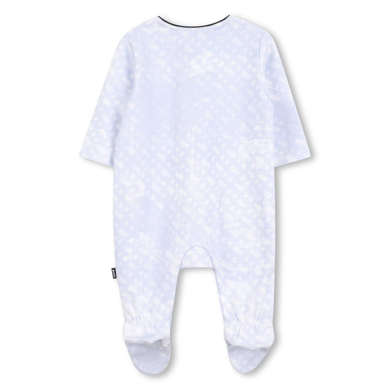 Boss mameluco para bebe con gorro y babero azul cielo