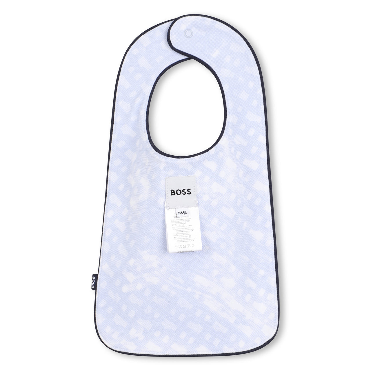 Boss mameluco para bebe con gorro y babero azul cielo