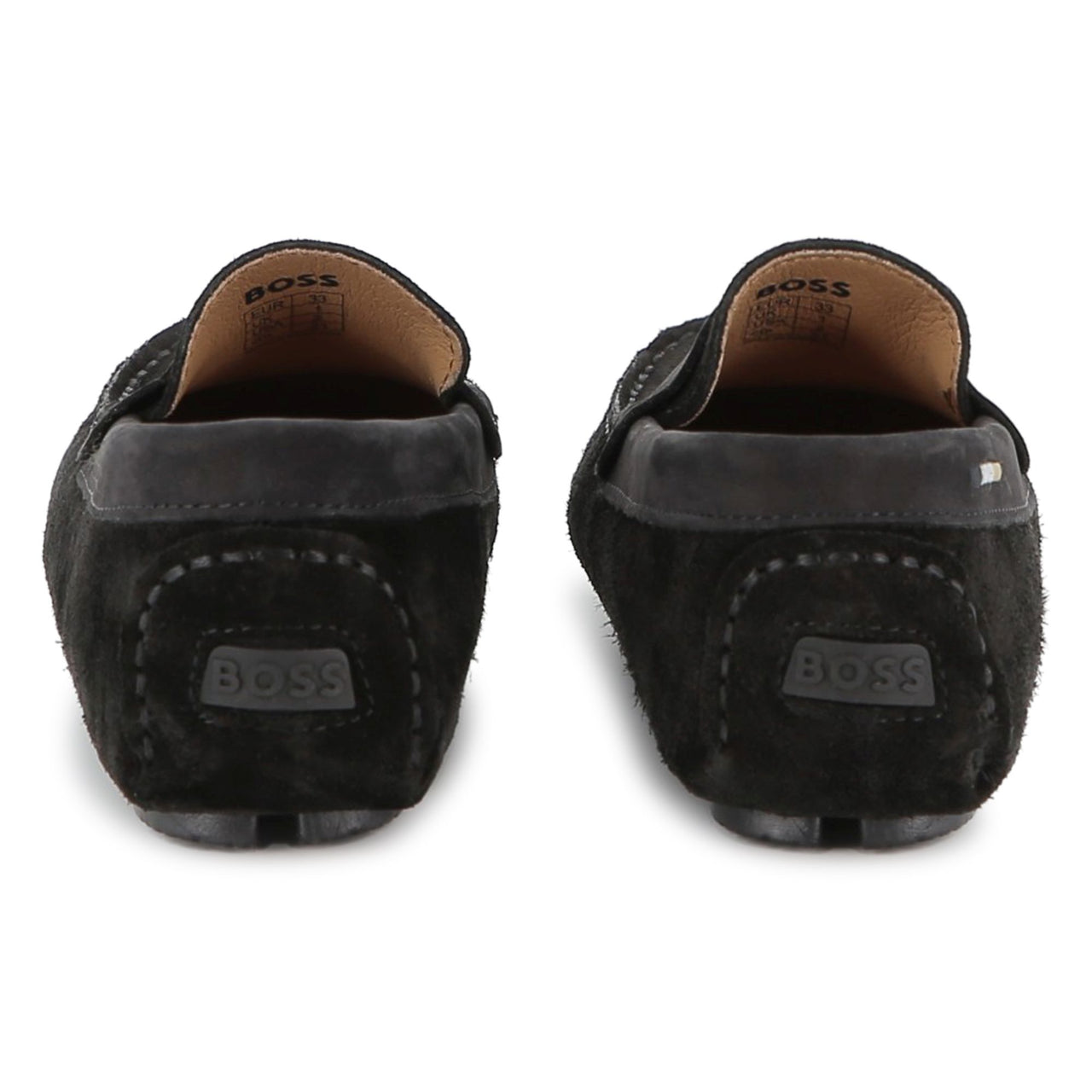 BOSS Zapato mocasin para niño y teen color negro