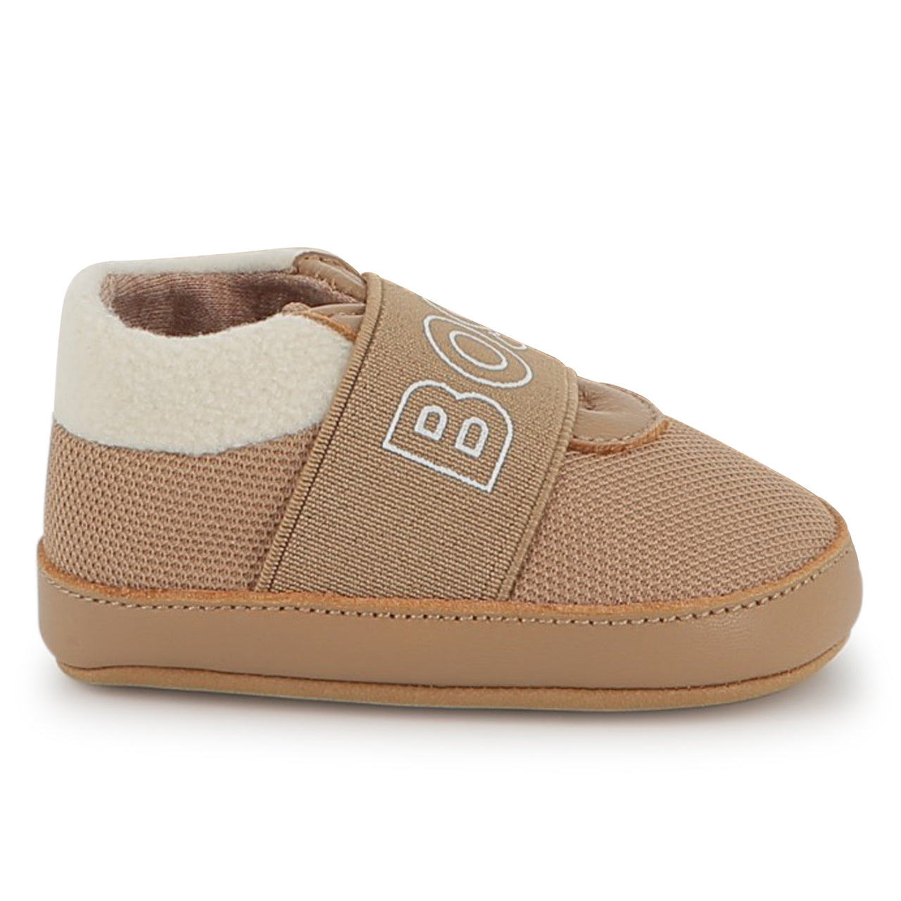 BOSS Zapatito para bebe color cookie con borrega