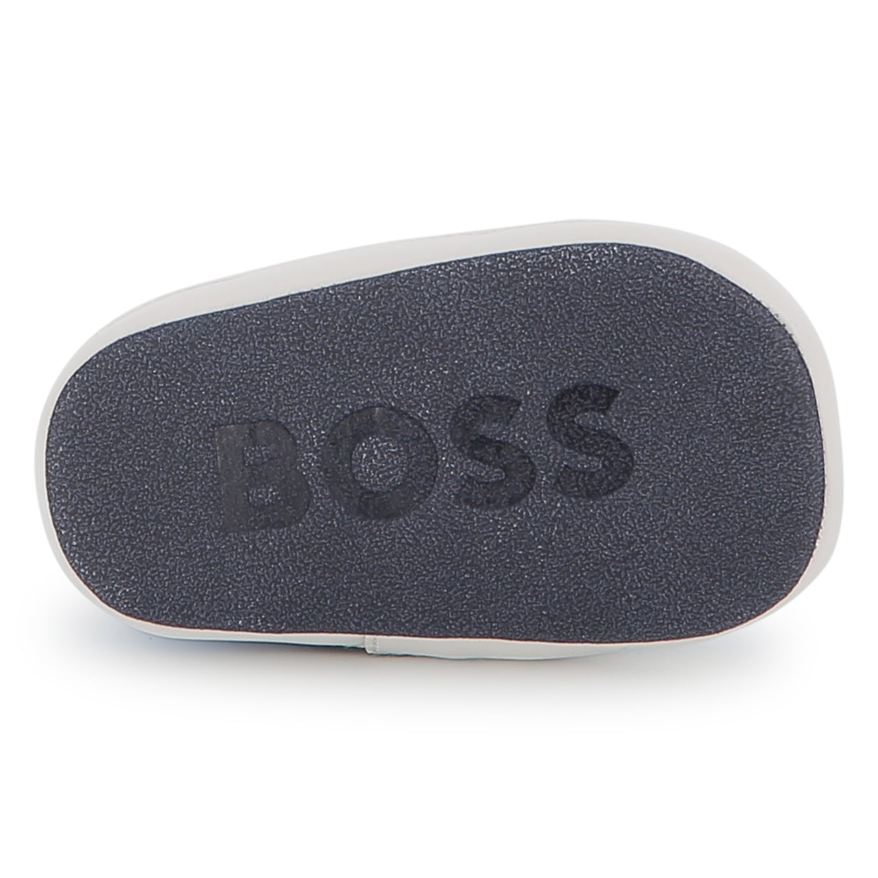BOSS Zapatito para bebe color azul marino con borrega