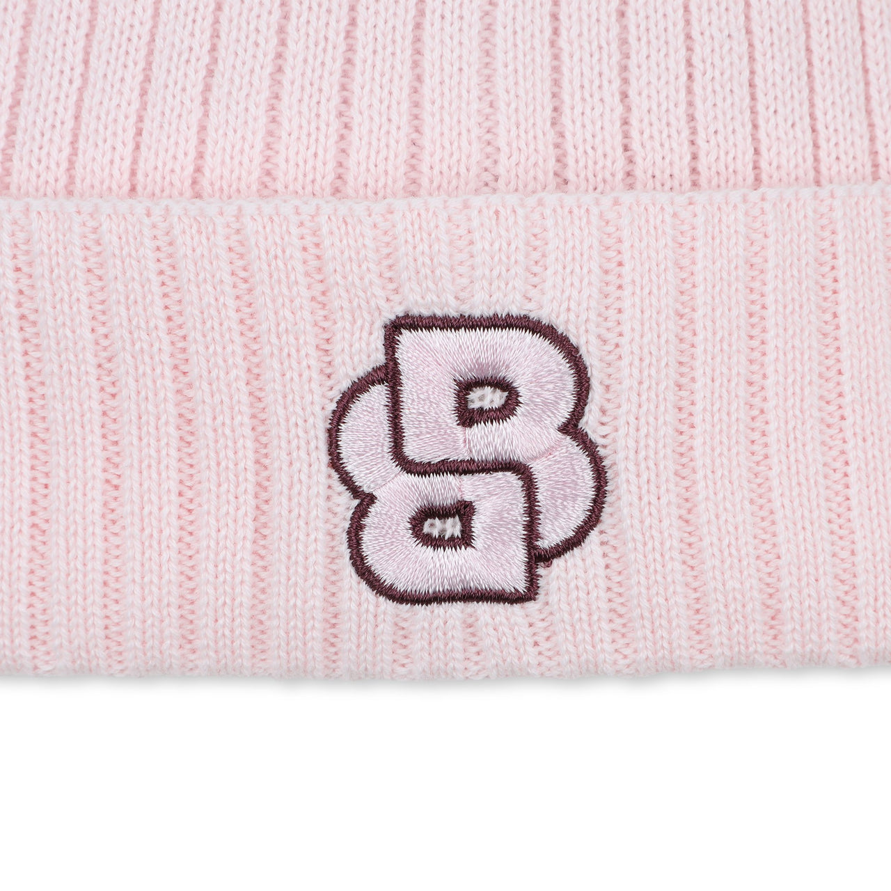 BOSS Gorro para bebe niña tejido color rosa
