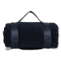 Thumbnail for BOSS Cobija para bebe azul marino enrrollable