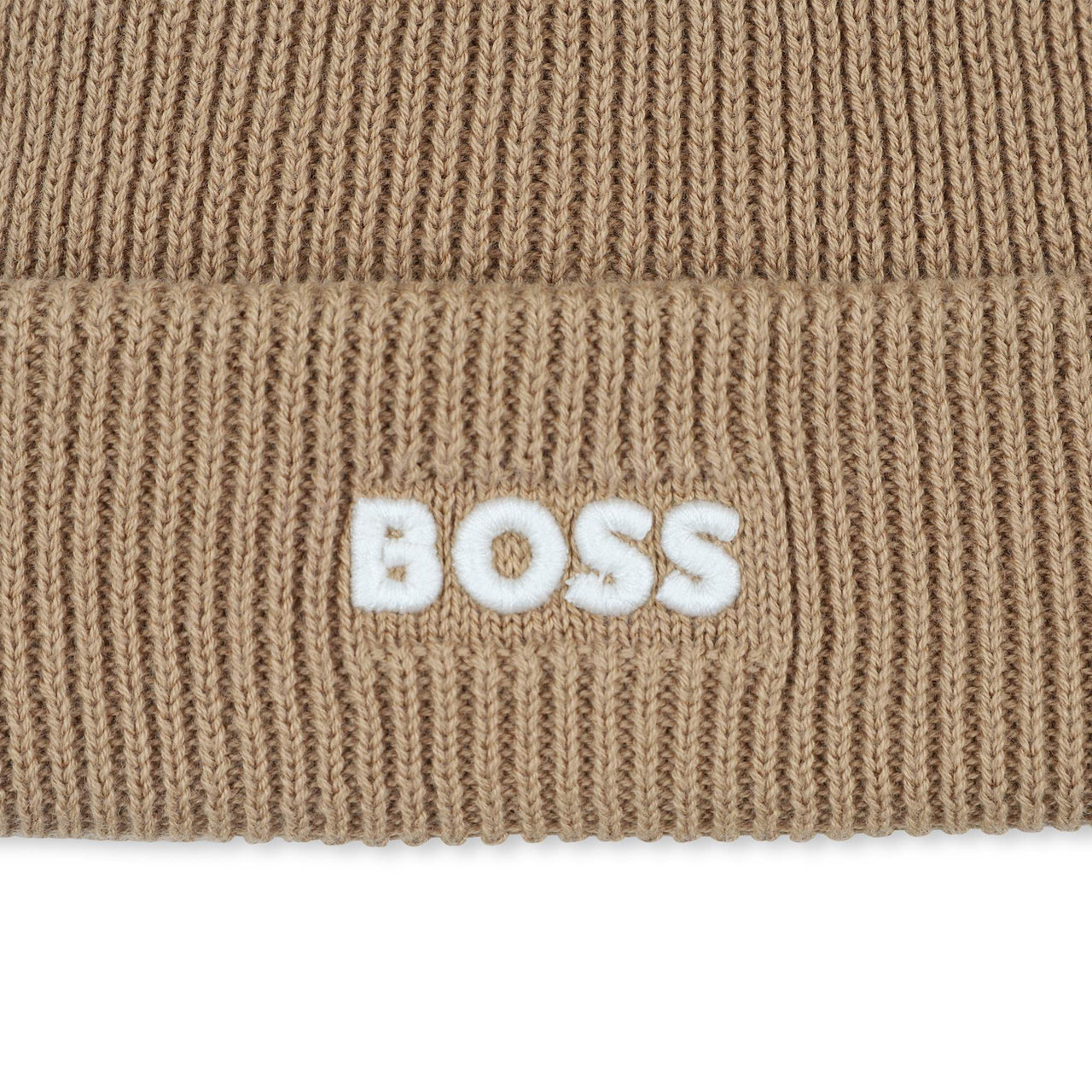 BOSS Gorro para bebe niña tejido color cookie