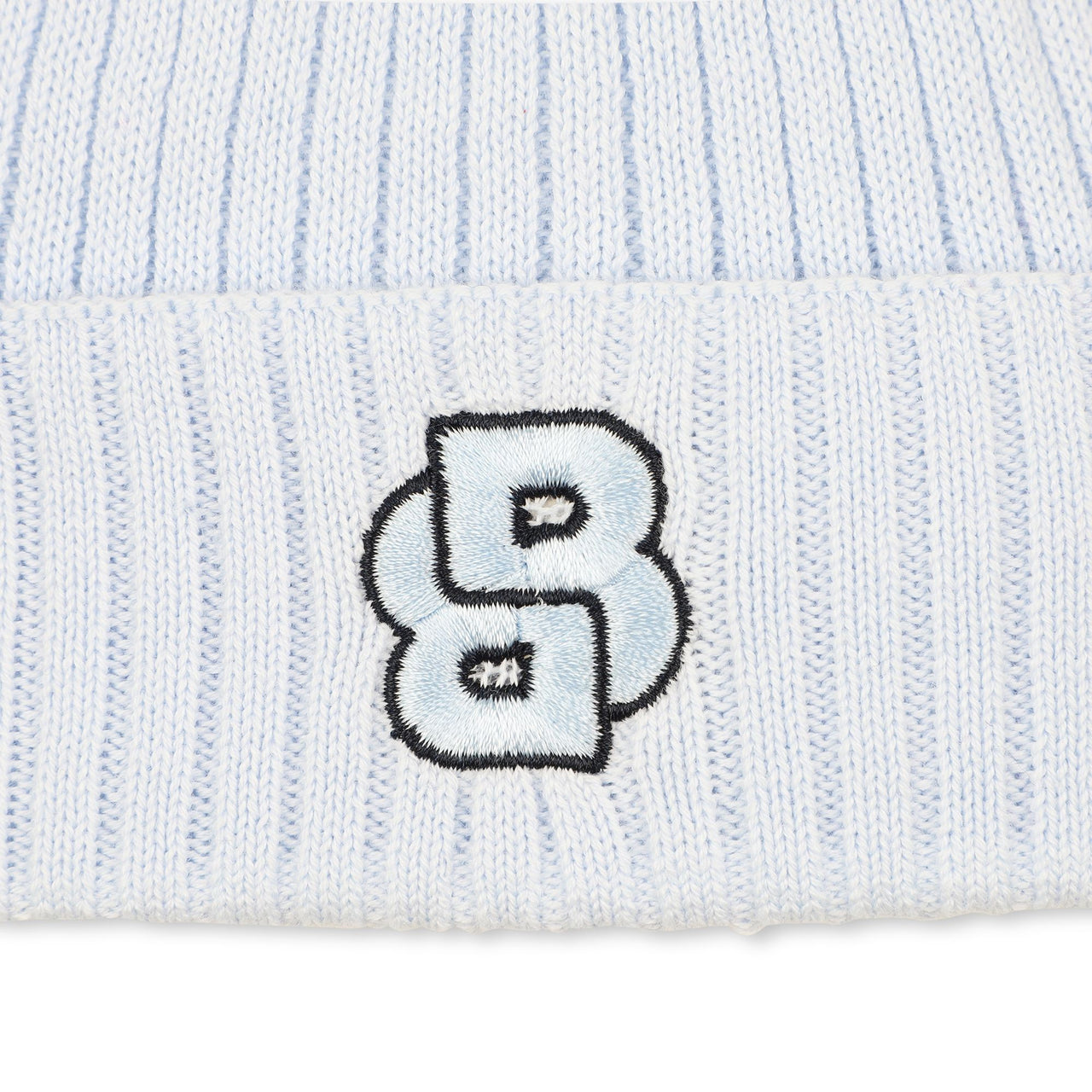 BOSS Gorro para bebe niña tejido color azul cielo