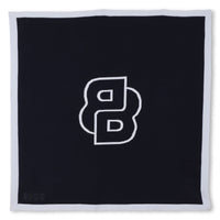 Thumbnail for BOSS cobija para bebe reversible azul marino y azul cielo