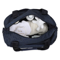 Thumbnail for BOSS Pañalera con accesorios all over print new logo azul marino