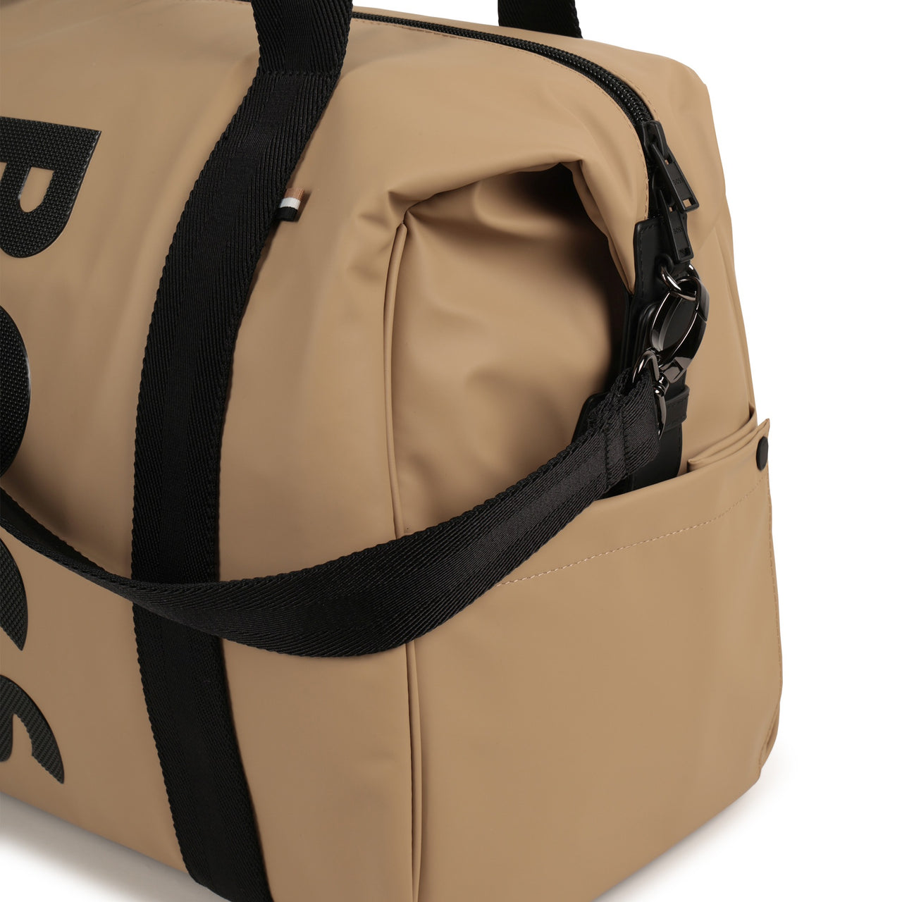 BOSS Pañalera con accesorios color cookie logo vertical