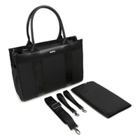 Thumbnail for BOSS Pañalera formal con accesorios color negro