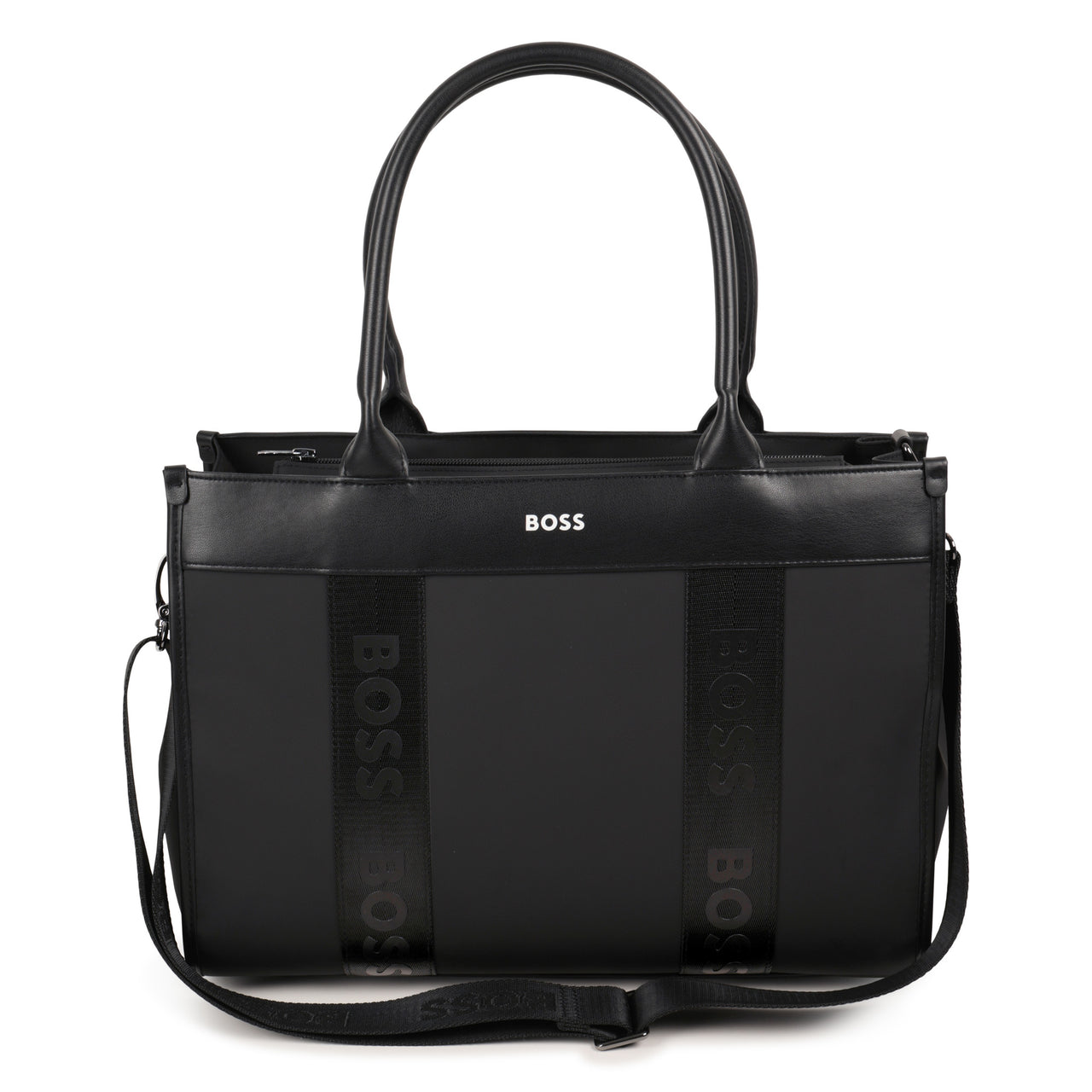 BOSS Pañalera formal con accesorios color negro