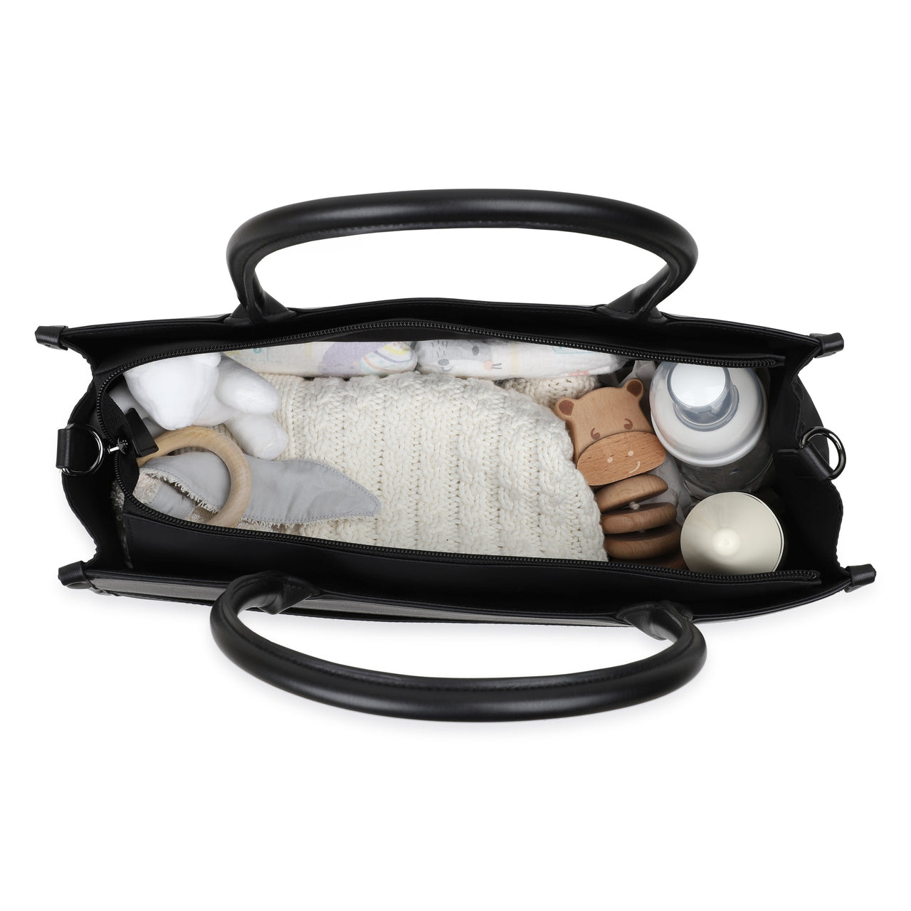 BOSS Pañalera formal con accesorios color negro