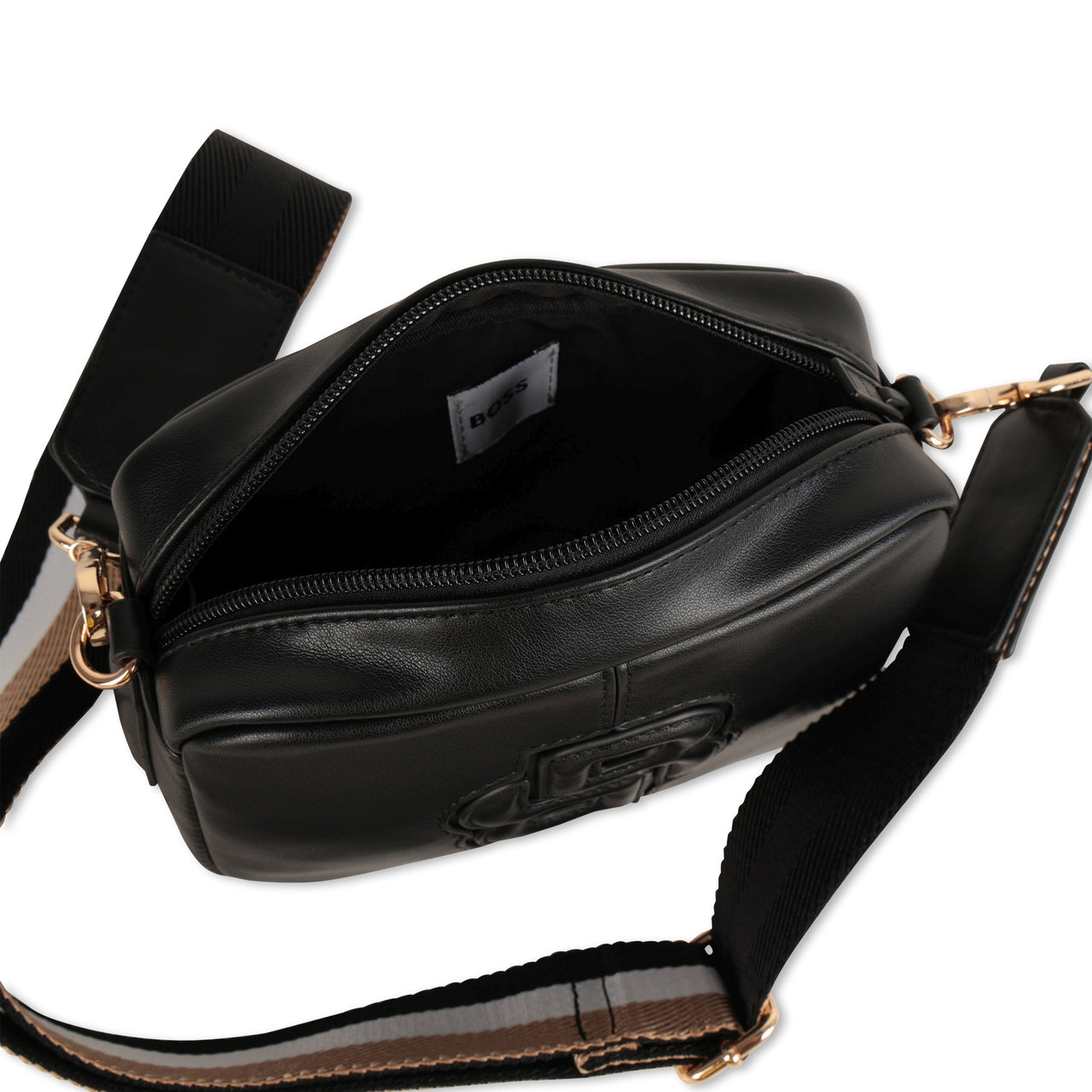 BOSS Bolsa para niña color negro new logo