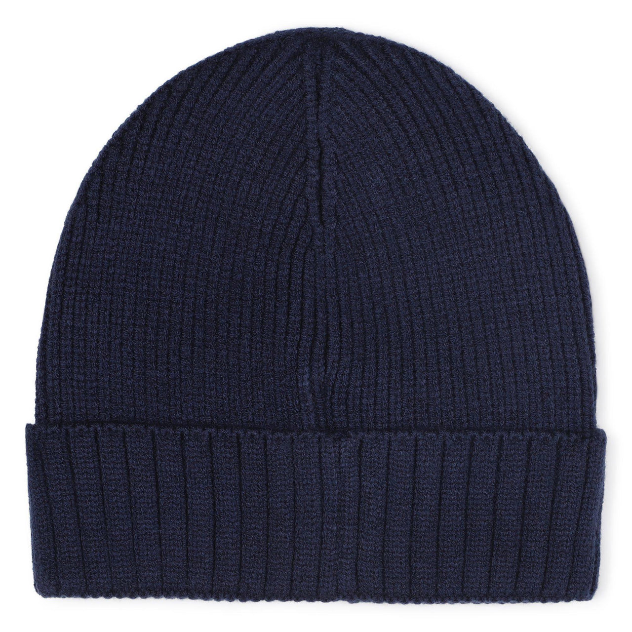 BOSS Gorro para frio para niño y teens color azul marino pequeño  logo al frente