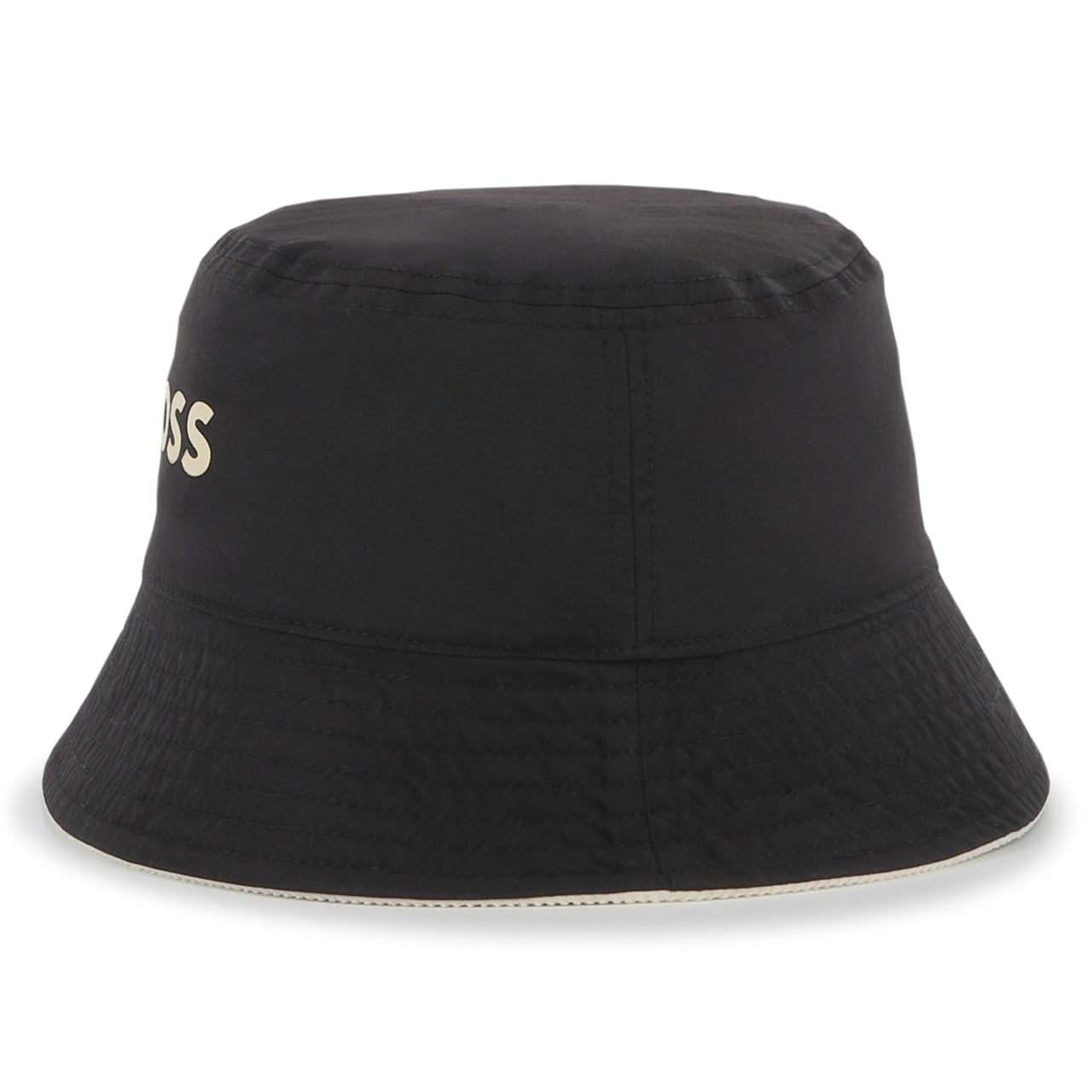 BOSS Gorro de sol para niño y teen reversible hueso y beige