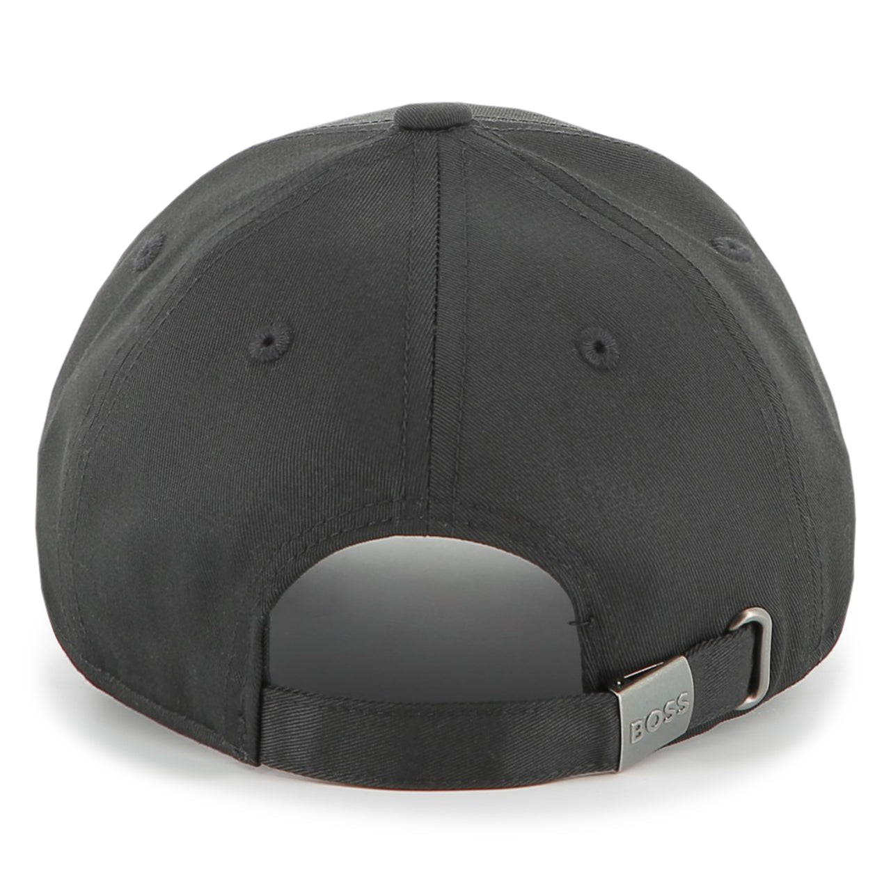 BOSS Gorra para niño y teen color negro logo bordado en color blanco