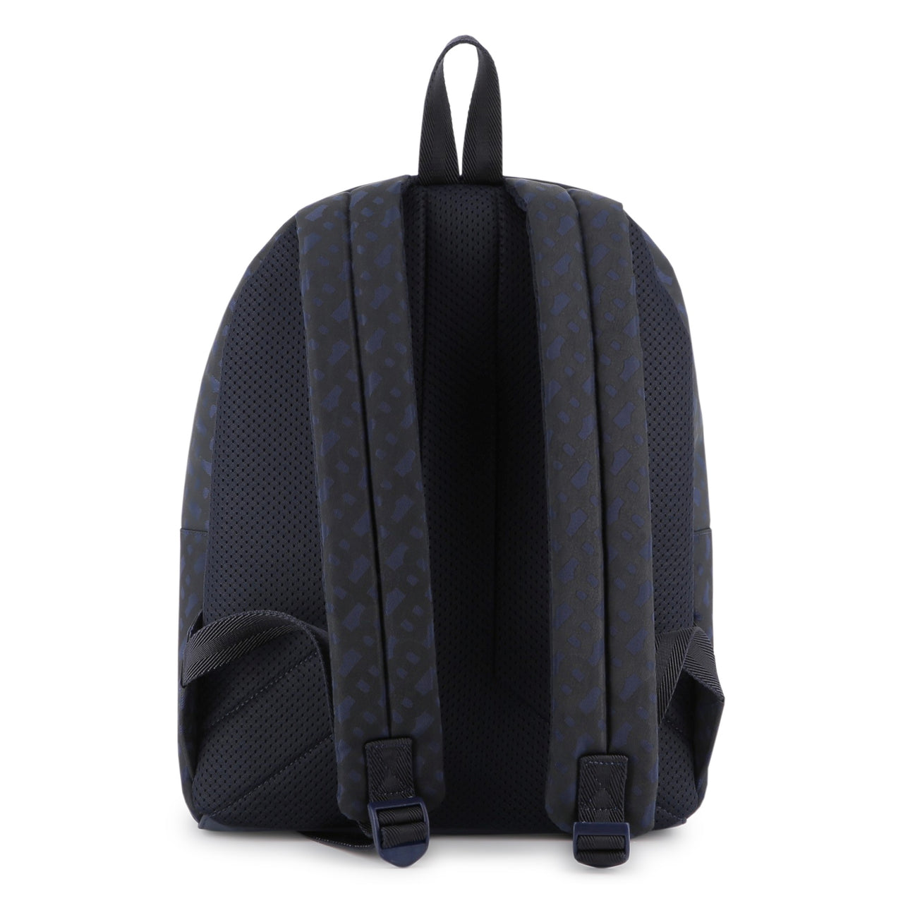 BOSS Backpack para niño y Teen all over print new logo color azul marino